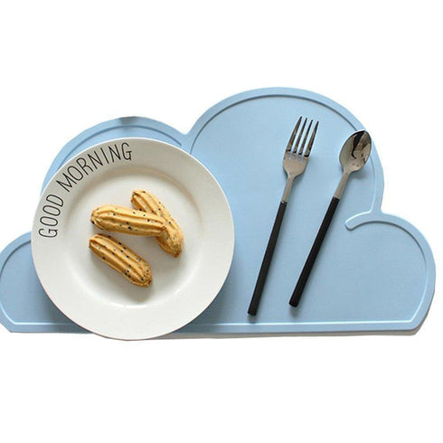 SuperCraftOnline Homeware Food Grade Silicone Slip Resistant Cloud Placemat
